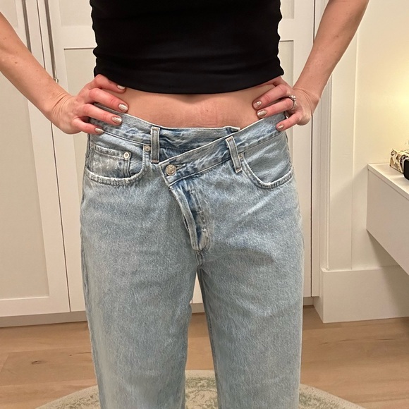 Agolde Criss Cross Upsized Jeans - Picture 2 of 6